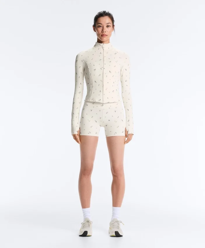 Evermove Floral Print Technical Jacket Evermove Floral Print Technical Jacket