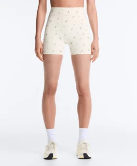 Evermove High-Rise 10Cm Hot Pants with Floral Print