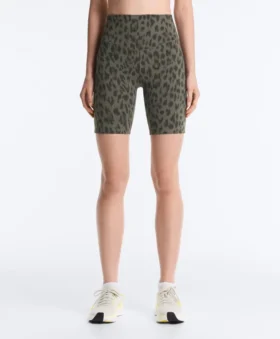 Evermove High-Rise 20Cm Leopard Print Cycle Leggings