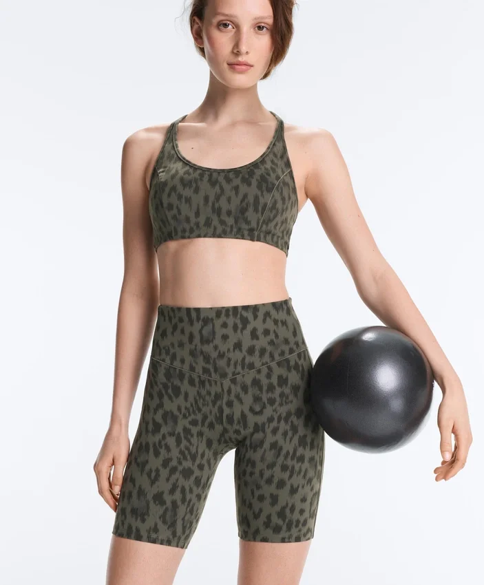 Evermove High-Rise 20Cm Leopard Print Cycle Leggings Evermove High-Rise 20Cm Leopard Print Cycle Leggings