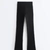 Evermove High Rise Flare Trousers Evermove High Rise Flare Trousers