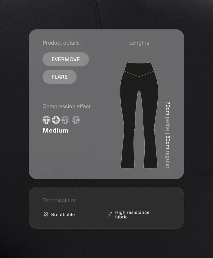 Evermove High Rise Flare Trousers Evermove High Rise Flare Trousers