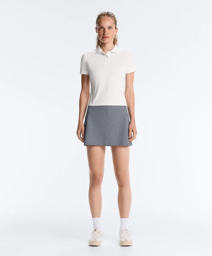 Evermove High Rise Striped Short Skirt Evermove High Rise Striped Short Skirt