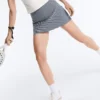 Evermove High Rise Striped Short Skirt Evermove High Rise Striped Short Skirt