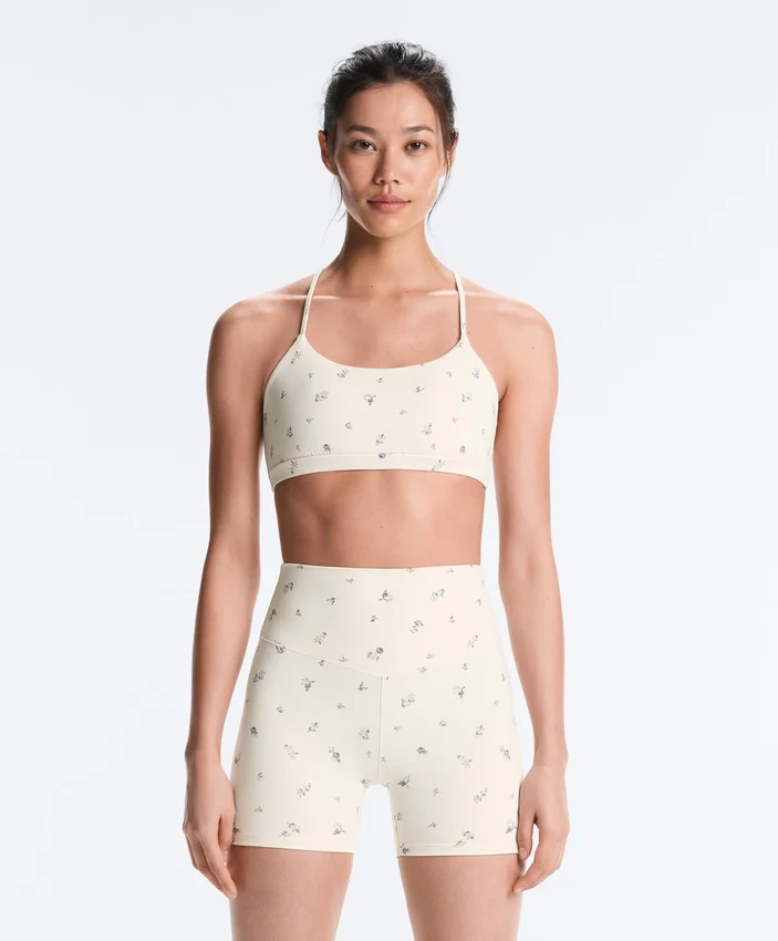Evermove Light Support Floral Print Sports Bra Evermove Light Support Floral Print Sports Bra