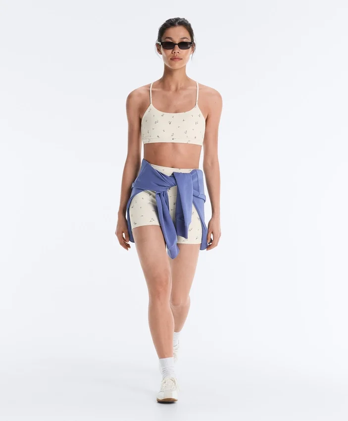 Evermove Light Support Floral Print Sports Bra Evermove Light Support Floral Print Sports Bra
