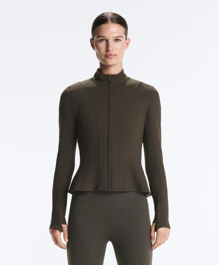 Evermove Peplum Technical Jacket Evermove Peplum Technical Jacket