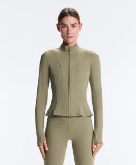 Evermove Peplum Technical Jacket
