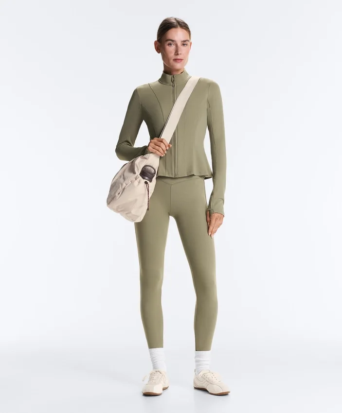 Evermove Peplum Technical Jacket Evermove Peplum Technical Jacket