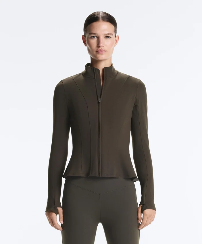 Evermove Peplum Technical Jacket Evermove Peplum Technical Jacket