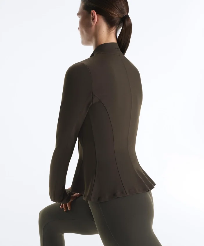 Evermove Peplum Technical Jacket Evermove Peplum Technical Jacket