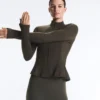 Evermove Peplum Technical Jacket Evermove Peplum Technical Jacket