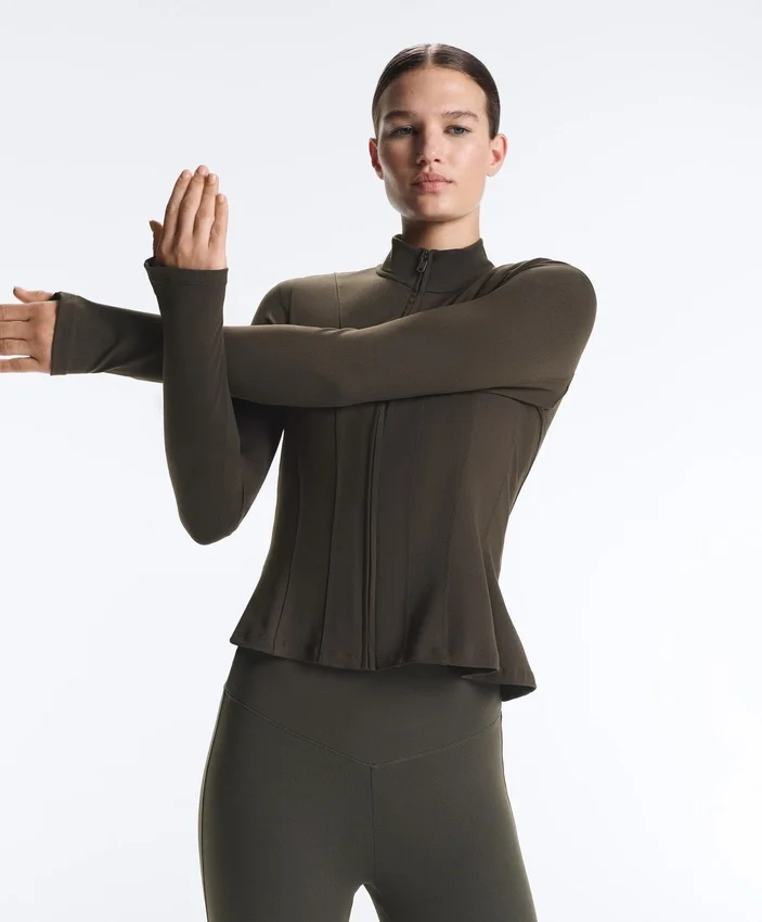 Evermove Peplum Technical Jacket Evermove Peplum Technical Jacket