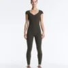Evermove Short-Sleeve Long Jumpsuit Evermove Short-Sleeve Long Jumpsuit