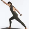 Evermove Short-Sleeve Long Jumpsuit Evermove Short-Sleeve Long Jumpsuit