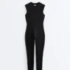 Evermove Sleeveless Long Jumpsuit Evermove Sleeveless Long Jumpsuit