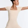 Evermove Square Neck Short Jumpsuit Evermove Square Neck Short Jumpsuit