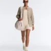 Evermove Square Neck Short Jumpsuit Evermove Square Neck Short Jumpsuit