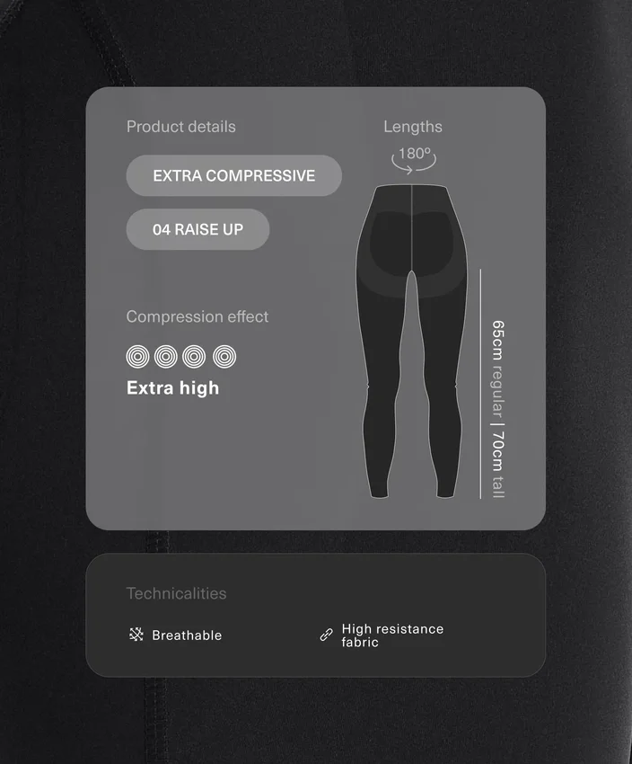 Extra Compressive Raise up Ankle-Length Leggings Extra Compressive Raise up Ankle-Length Leggings