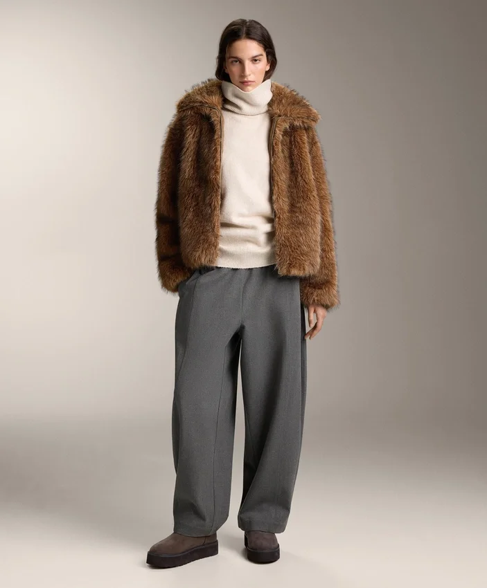 Faux Fur Jacket Faux Fur Jacket