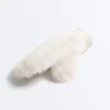 Faux Fur Mittens with Cord Faux Fur Mittens with Cord