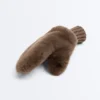 Faux Fur Mittens with Elasticated Cuff Faux Fur Mittens with Elasticated Cuff
