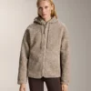 Faux-Shearling Hooded Jacket Faux-Shearling Hooded Jacket
