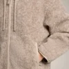 Faux-Shearling Hooded Jacket Faux-Shearling Hooded Jacket