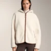 Faux-Shearling Jacket with Hood Faux-Shearling Jacket with Hood