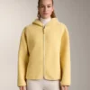 Faux-Shearling Jacket with Hood Faux-Shearling Jacket with Hood