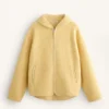 Faux-Shearling Jacket with Hood Faux-Shearling Jacket with Hood