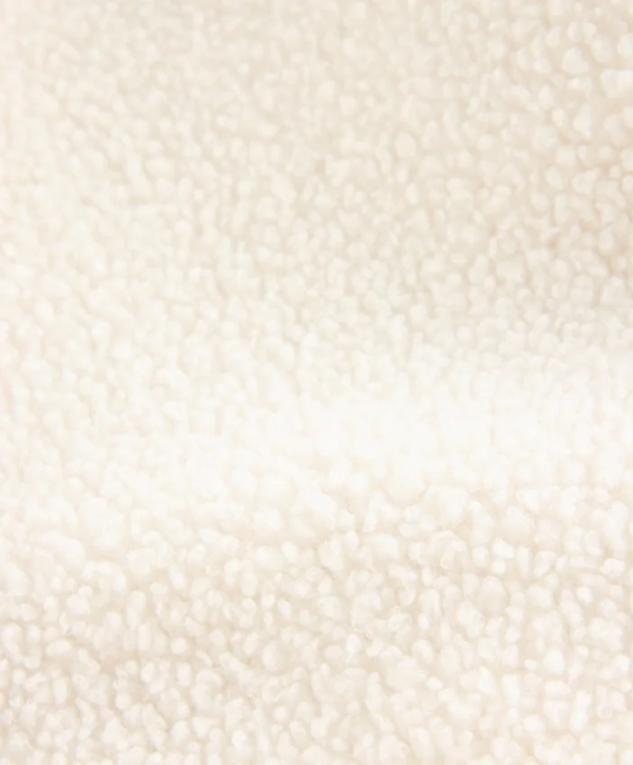 Faux-Shearling Jacket with Hood Faux-Shearling Jacket with Hood