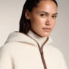 Faux-Shearling Jacket with Hood Faux-Shearling Jacket with Hood
