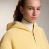 Faux-Shearling Jacket with Hood Faux-Shearling Jacket with Hood