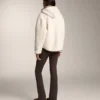 Faux-Shearling Jacket with Hood Faux-Shearling Jacket with Hood