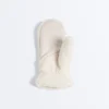 Faux-Shearling Mittens with Cord Faux-Shearling Mittens with Cord