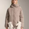 Faux-Shearling Mittens with Cord Faux-Shearling Mittens with Cord
