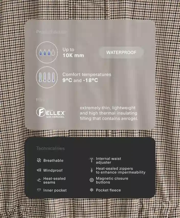 Fellex® Aerogel 10K Waterproof Padded Jacket Fellex® Aerogel 10K Waterproof Padded Jacket