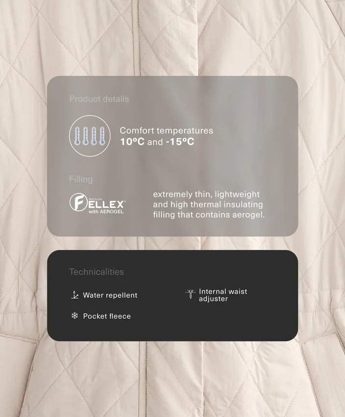 Fellex® Aerogel Long Padded Jacket Fellex® Aerogel Long Padded Jacket