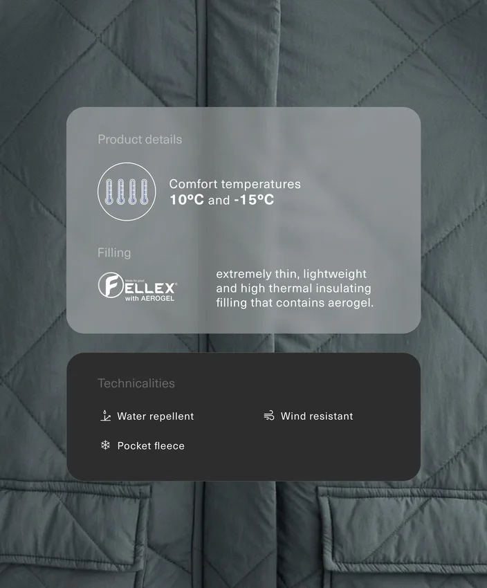 Fellex® Aerogel Water-Repellent Padded Jacket Fellex® Aerogel Water-Repellent Padded Jacket