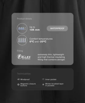 Fellex® with Aerogel 10K Waterproof Long Padded Jacket