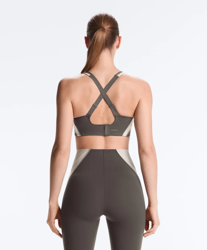Firm Support Compressive Reflective Sports Bra Firm Support Compressive Reflective Sports Bra