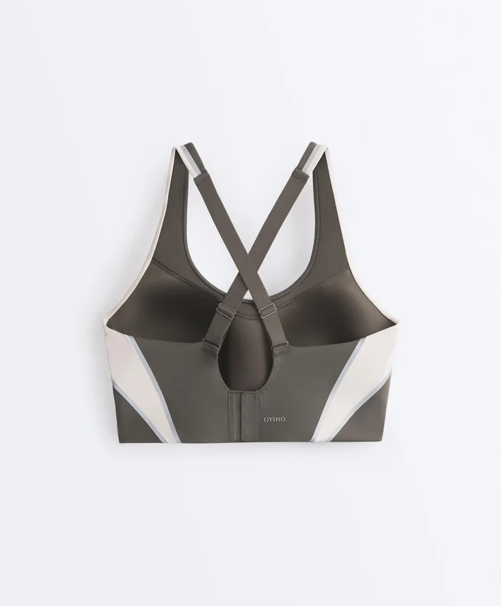 Firm Support Compressive Reflective Sports Bra Firm Support Compressive Reflective Sports Bra