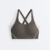 Firm Support Compressive Reflective Sports Bra Firm Support Compressive Reflective Sports Bra