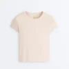 Fitted Modal Rib Short-Sleeve T-Shirt Fitted Modal Rib Short-Sleeve T-Shirt