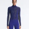 Fitted Rib-Knit Jacket Fitted Rib-Knit Jacket