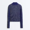 Fitted Rib-Knit Jacket Fitted Rib-Knit Jacket