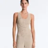 Fitted Ribbed Knit Top Fitted Ribbed Knit Top