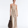 Fitted Ribbed Knit Top Fitted Ribbed Knit Top