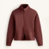 Fitted Waist Jacket with Brushed Modal Fitted Waist Jacket with Brushed Modal